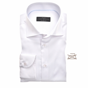Tailored Fit N overhemd lange mouw wide spread non iron 910-000-000