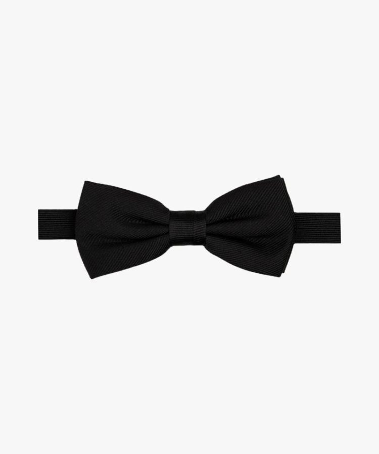 PP5V00002A BOWTIE SILK WOVEN BLACK A Black