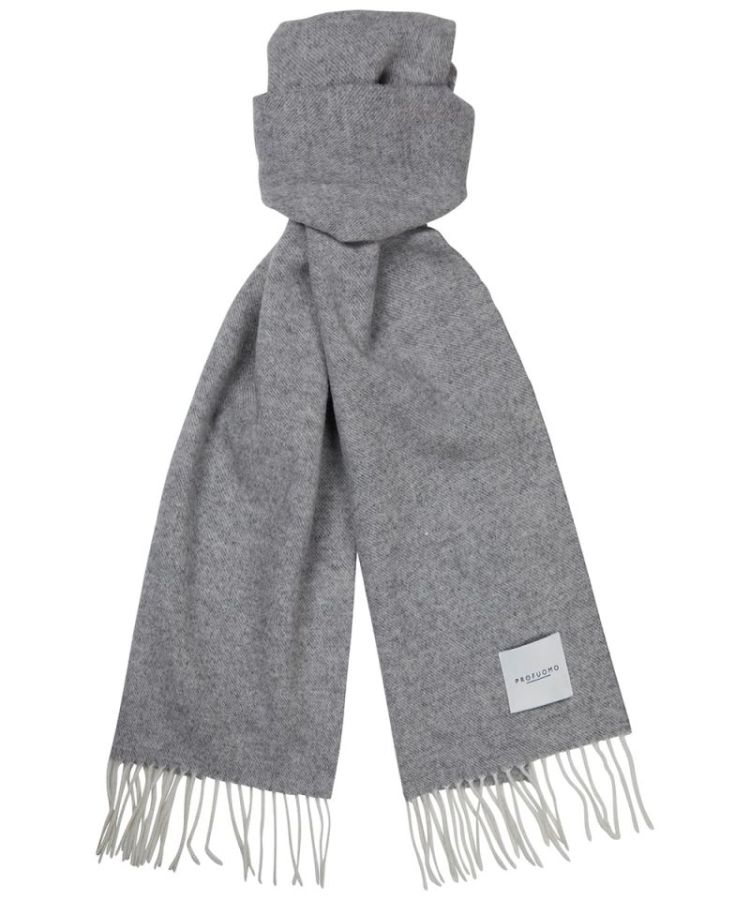 PPTS30001B SCARF LAMBSWOOL GREY C Grey
