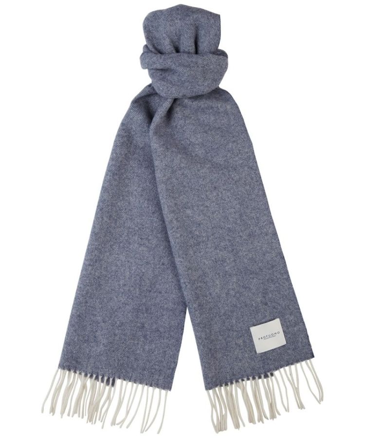 PPTS30001D SCARF LAMBSWOOL MID BLUE M2 Mid blue