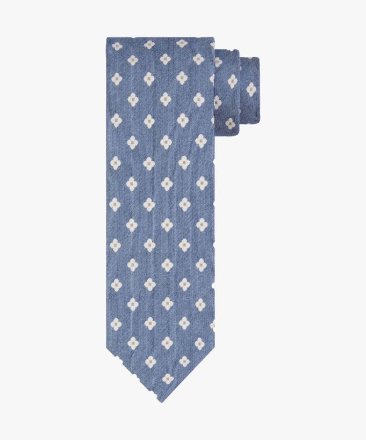 PPUA10011B TIE SILK WOVEN NAVY P Navy