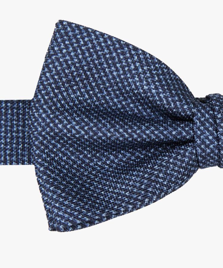 PPUV10020A BOWTIE SILK PRINT NAVY P Navy