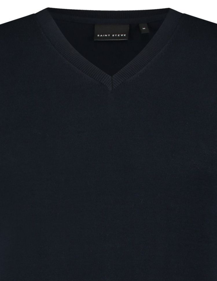 BOB V NECK 19479 dark navy