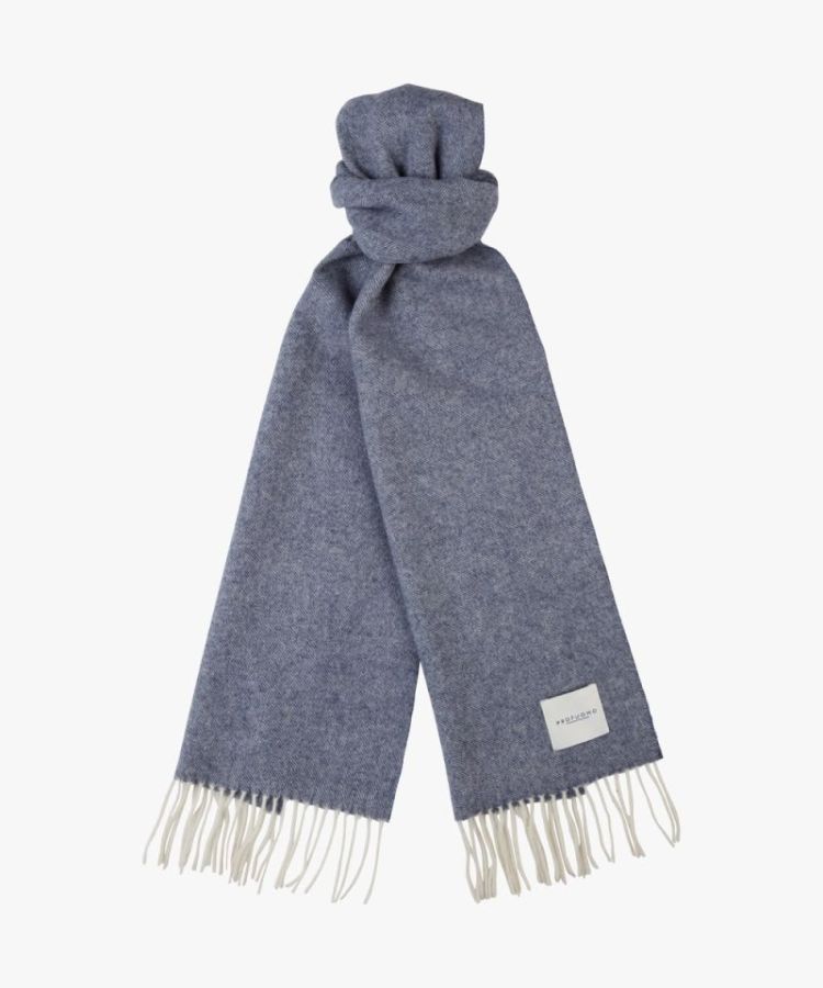 PPUS30001D SCARF LAMBSWOOL MID BLUE M2 Mid blue