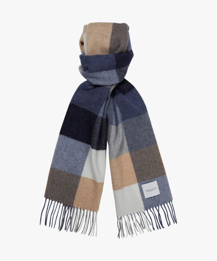 PPUS30003C SCARF LAMBSWOOL BLUE M Blue