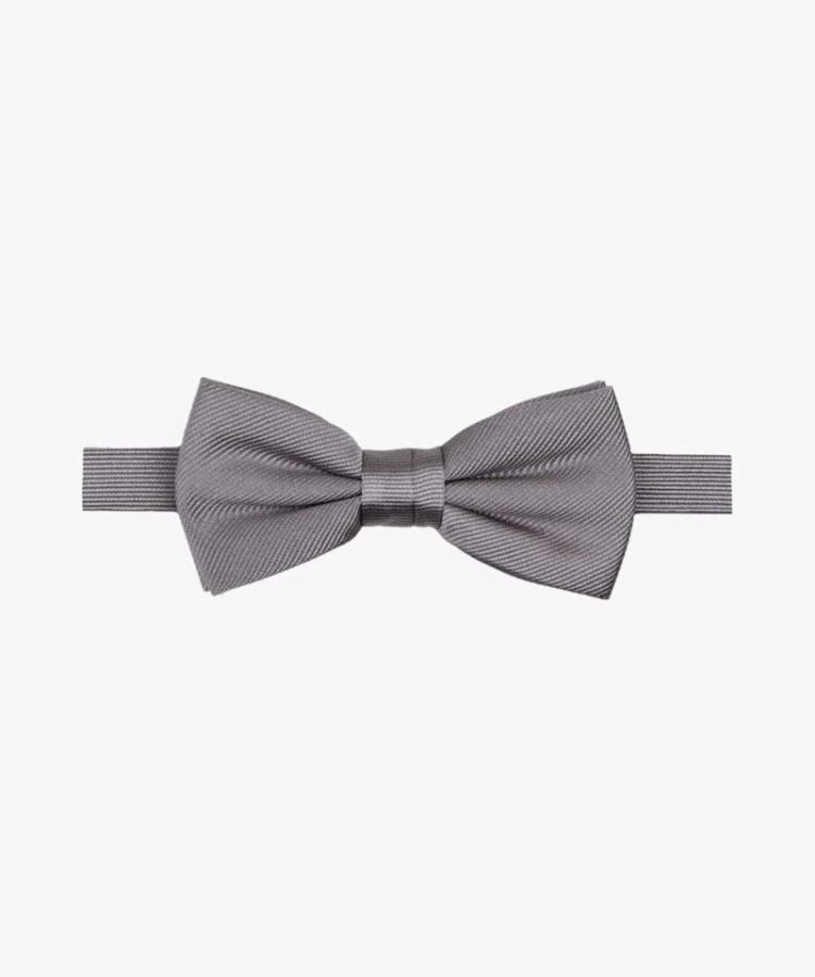 PP5V00002B BOWTIE SILK WOVEN GREY C Grey