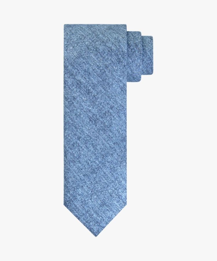 PPVA30008B TIE SILK PRINT BLUE M Blue