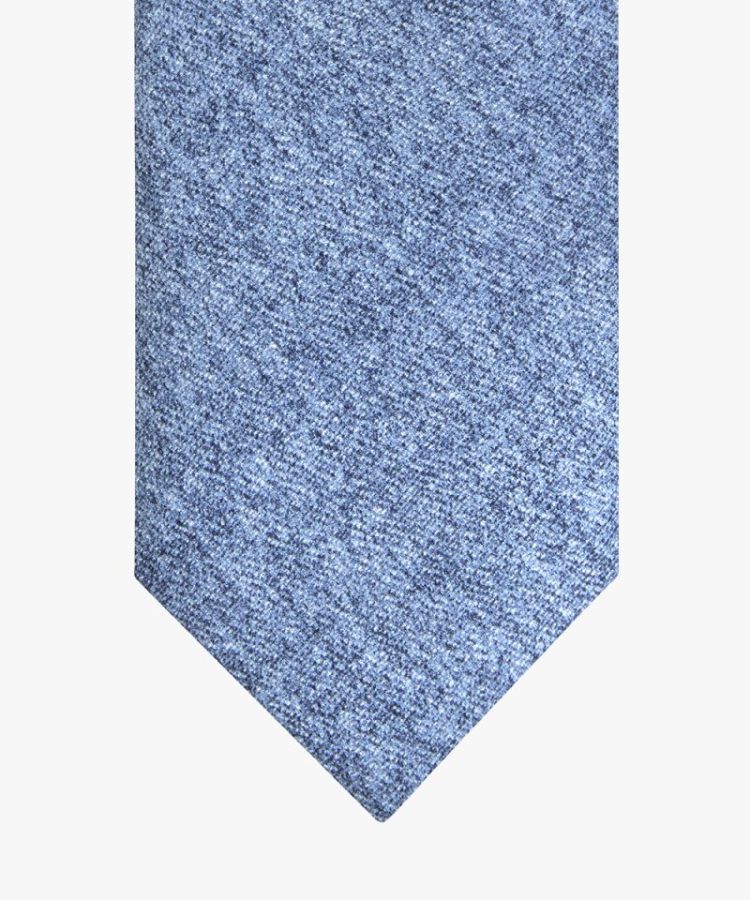 PPVA30008B TIE SILK PRINT BLUE M Blue