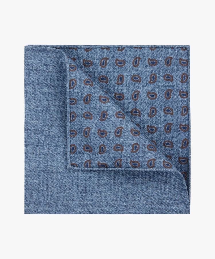PPVN30030B PSQ SILK DOUBLE PRINT BLUE M Blue