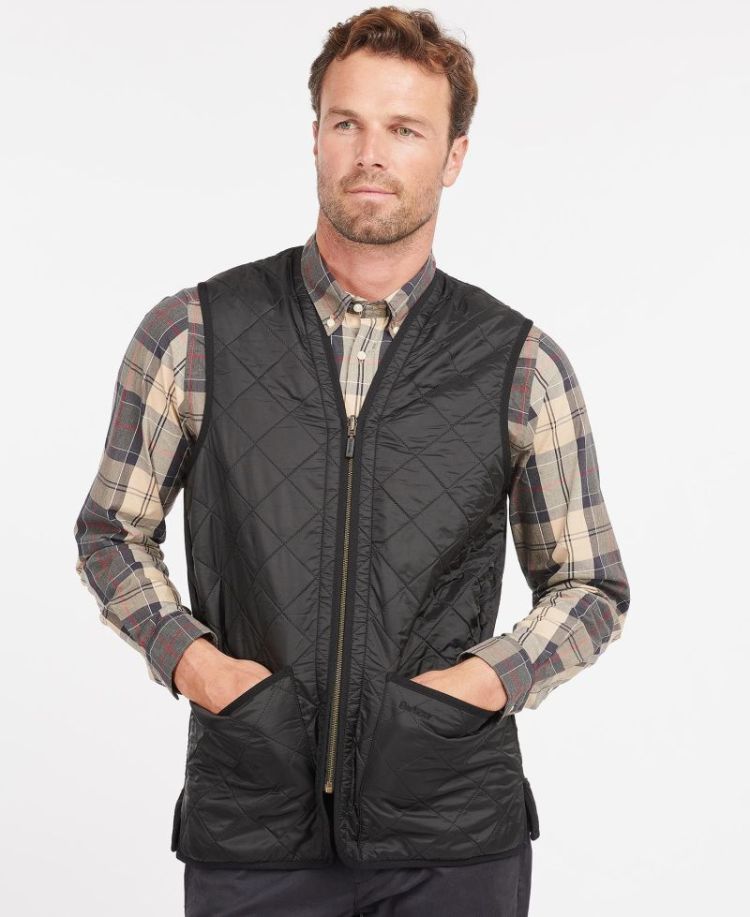 polarquilt waistcoat bk91 black