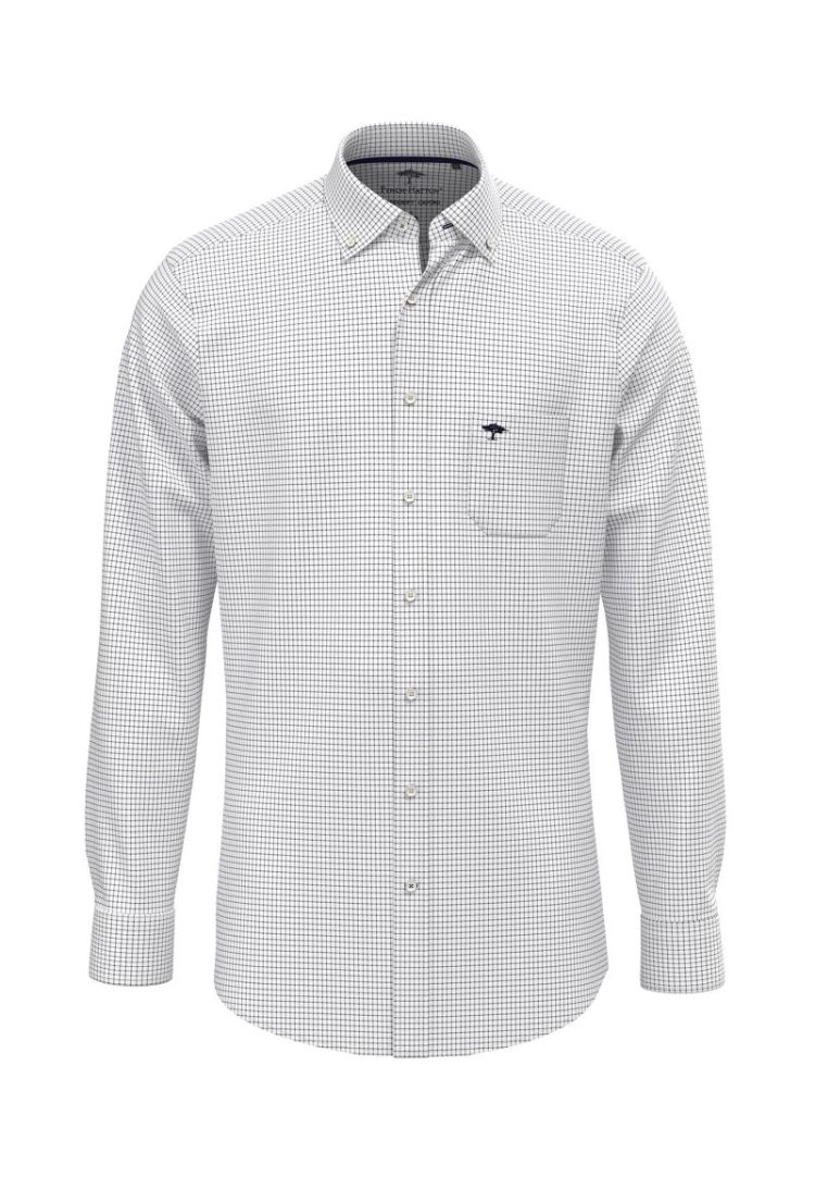 All Season Oxford Shirt. 1-1. B.D. 5580 navy check