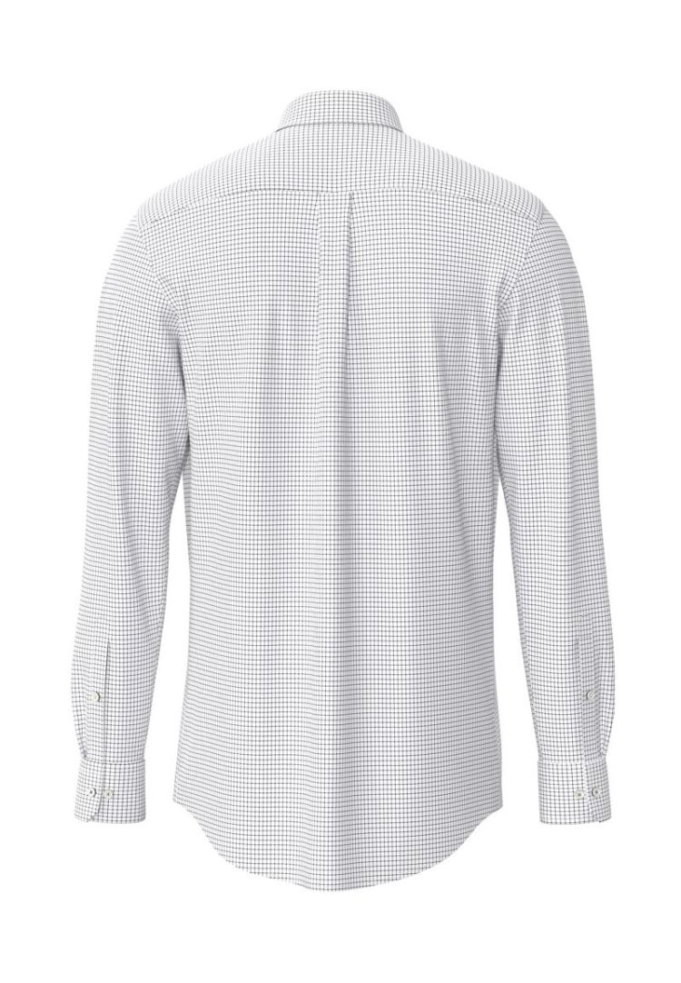 All Season Oxford Shirt. 1-1. B.D. 5580 navy check