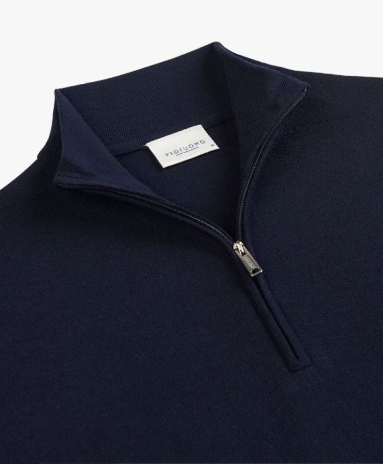 PP2J00012A PULLOVER  HALF ZIP NAVY P Navy
