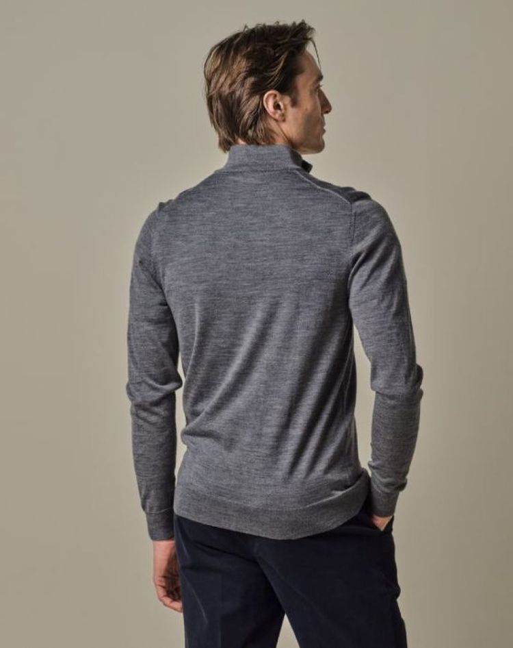 PP2J00012B PULLOVER  HALF ZIP GREY C Grey
