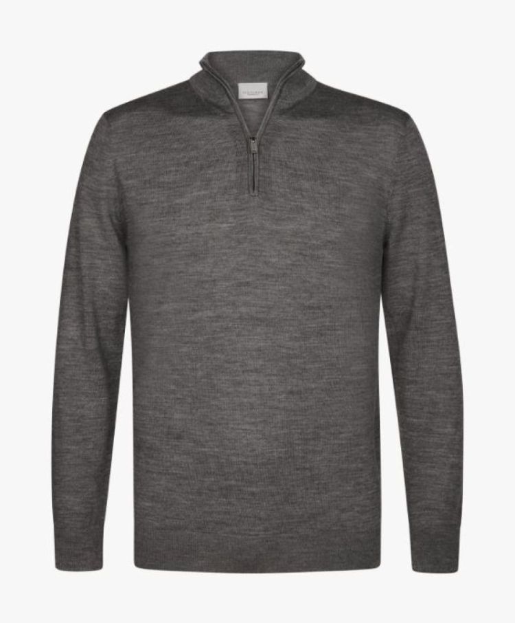 PP2J00012B PULLOVER  HALF ZIP GREY C Grey