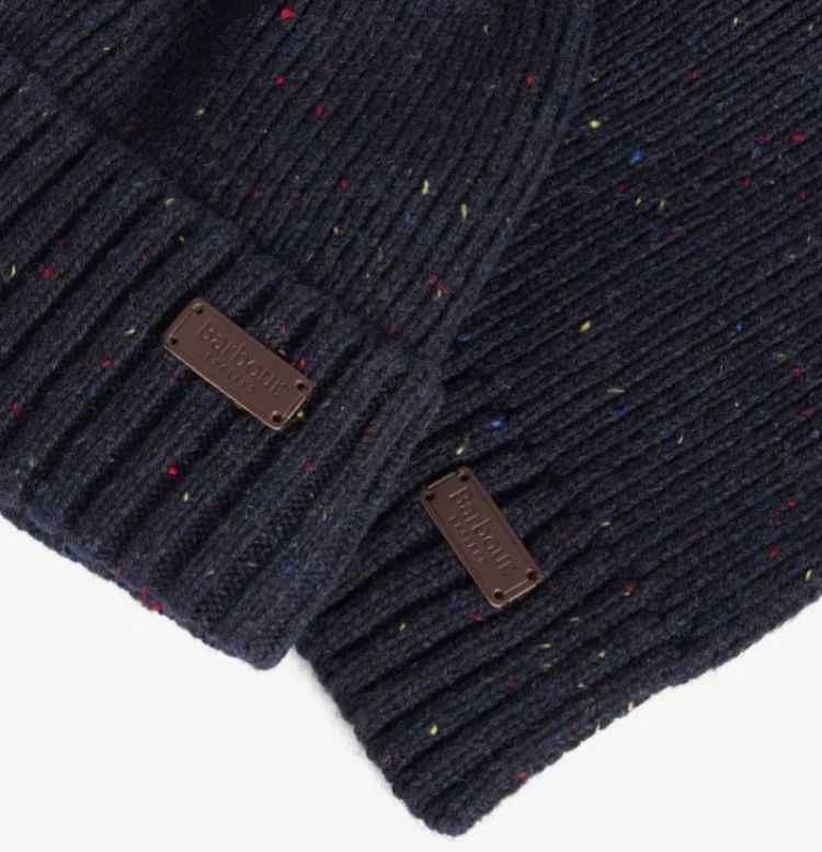Carlton fleck beanie & Scarf gift set SOS - NY31 NAVY
