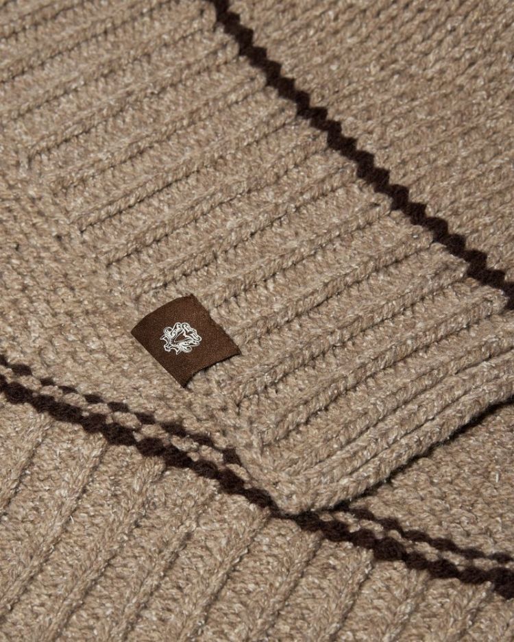 GIORGIO KNIT SCARF 196 Ermine