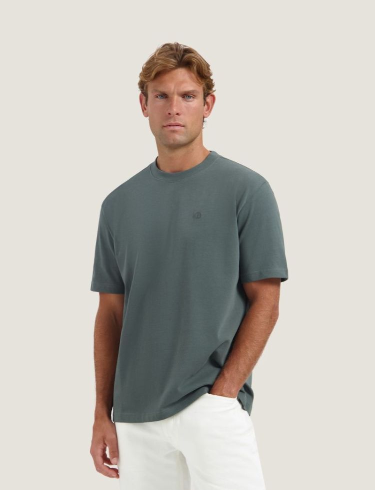 COLLIN SS TEE 569 grey Green