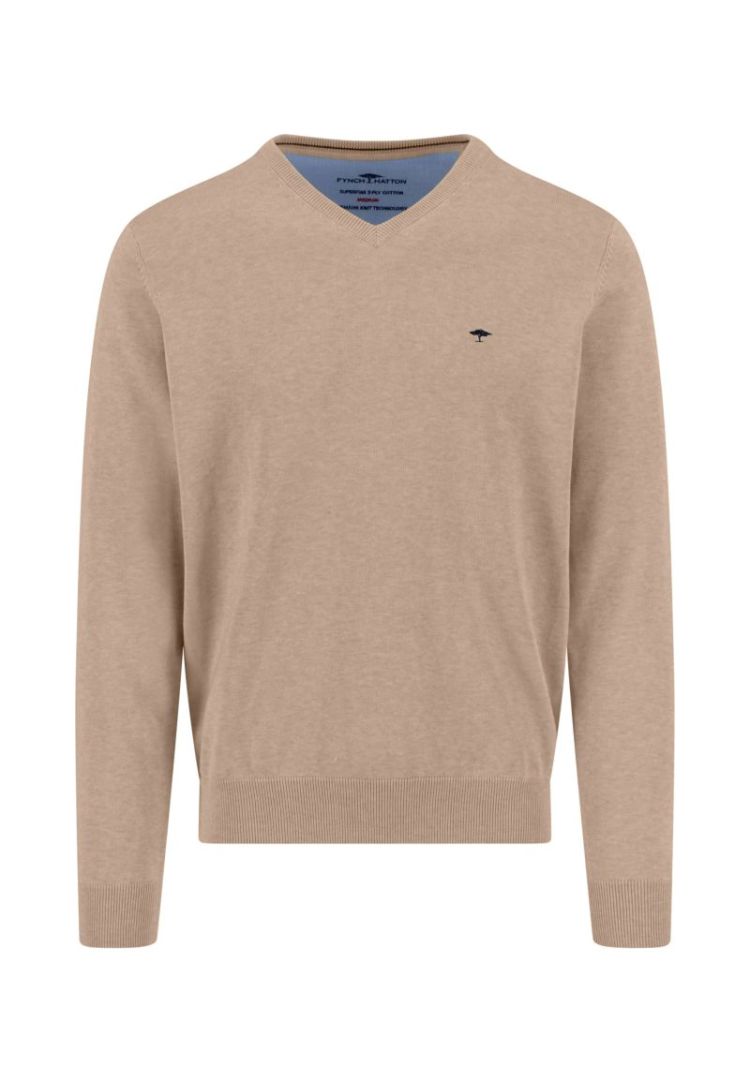V-Neck 864 taupe