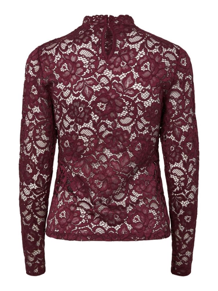 YASLACEY LS LACE TOP S. 190945 Port Roy