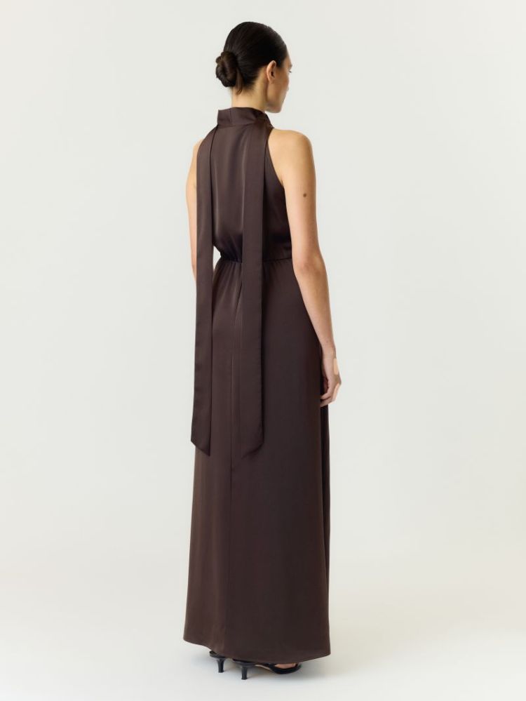 YASTHEA SL MAXI DRESS S.  229437 Coffee B