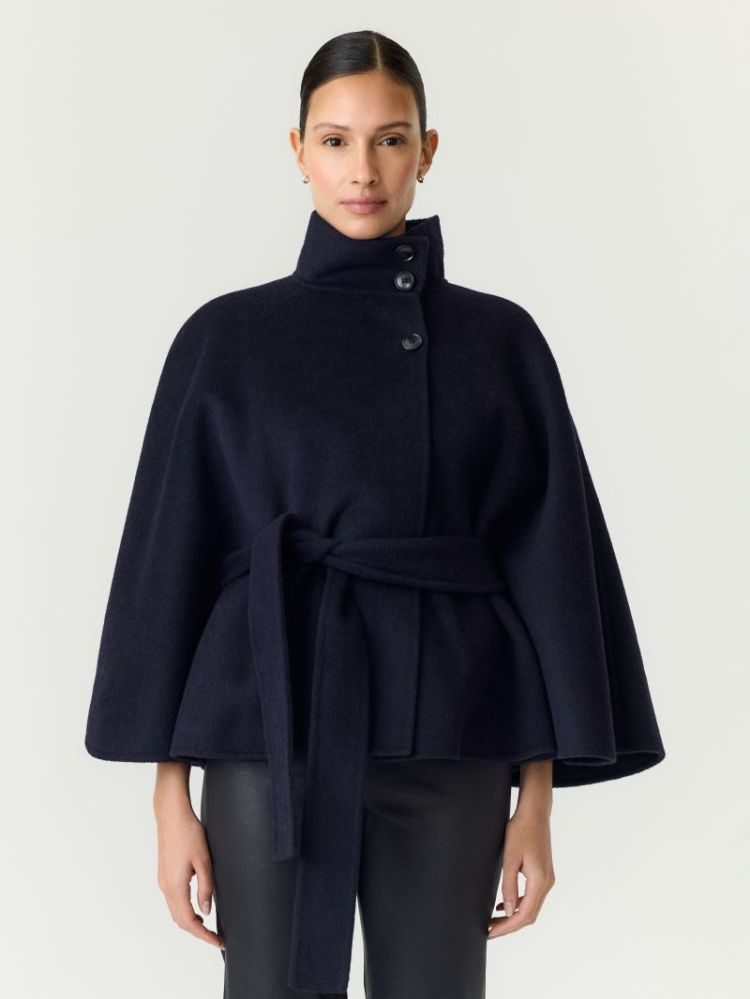 YASALMIO HANDMADE WOOL BLEND J 190953 Navy Bla