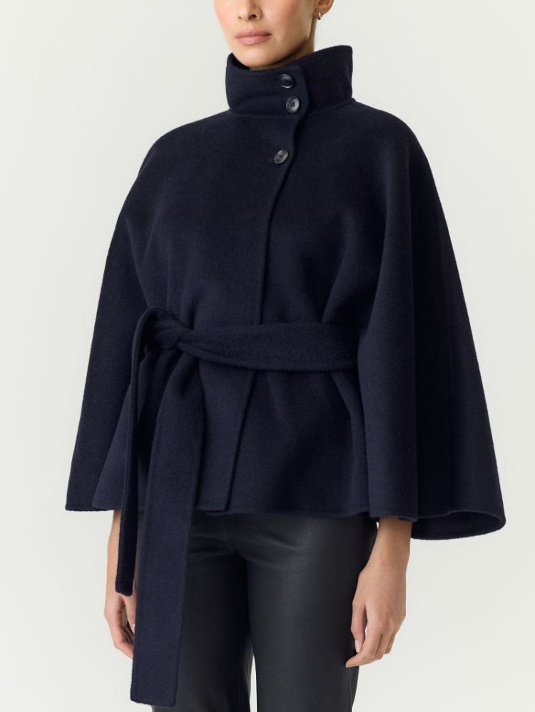 YASALMIO HANDMADE WOOL BLEND J 190953 Navy Bla