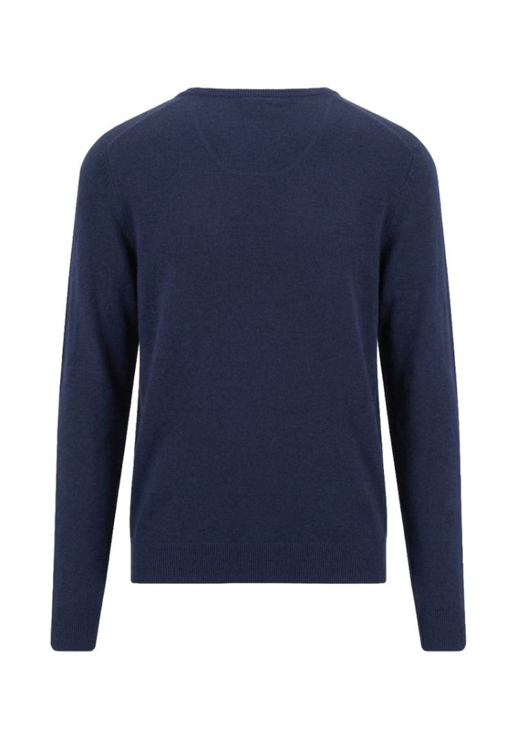 O-Neck. Merino Cashmere 661 ink blue