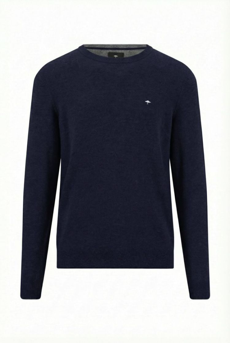 O-Neck. Merino Cashmere 690 navy
