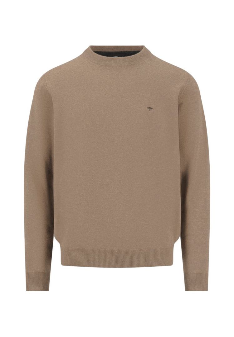 O-Neck. Lambswool*RWS 864 taupe