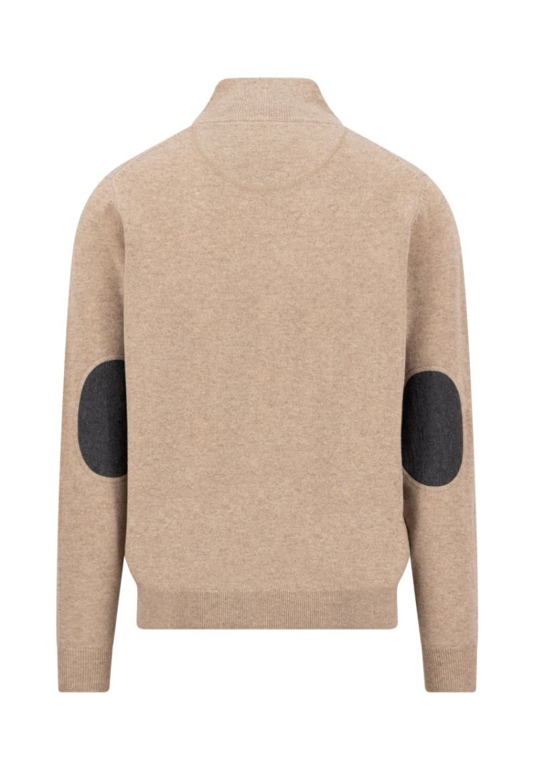 Troyer-Zip. Lambswool*RWS 864 taupe