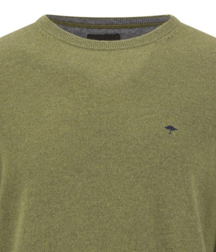 O-Neck. Merino Cashmere 748 moss