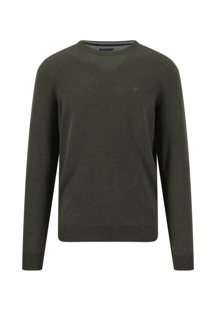 O-Neck. Merino Cashmere 749 cypress