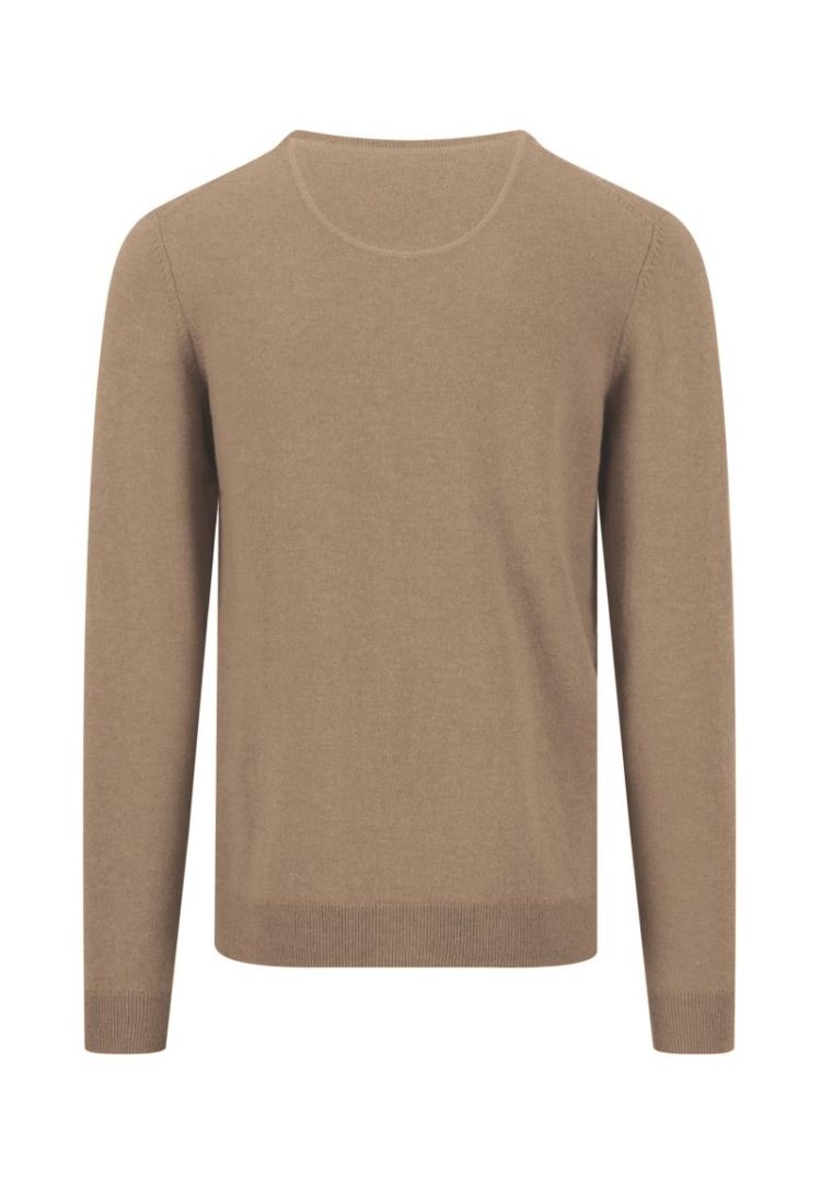 O-Neck. Merino Cashmere 864 taupe