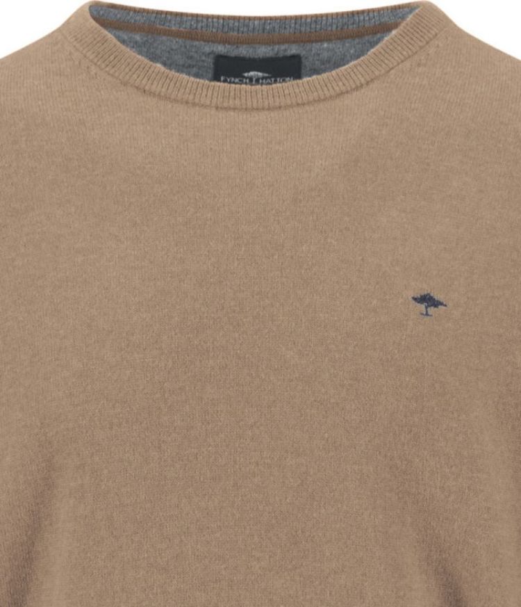 O-Neck. Merino Cashmere 864 taupe