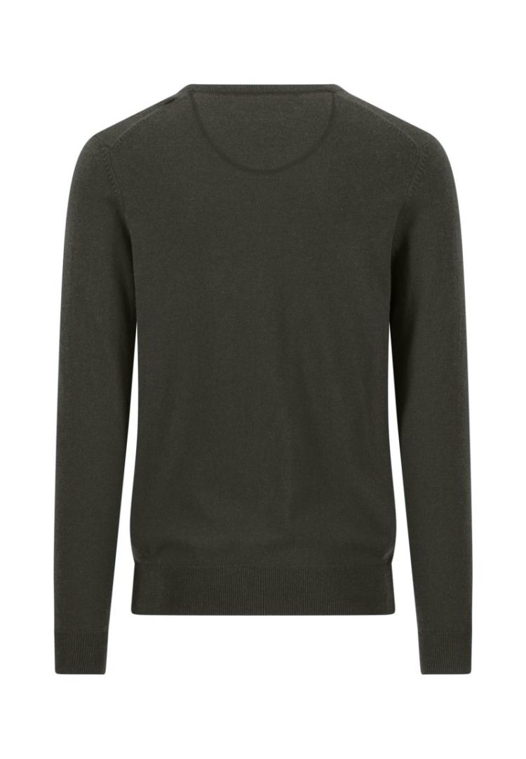 V-Neck. Merino Cashmere 749 cypress