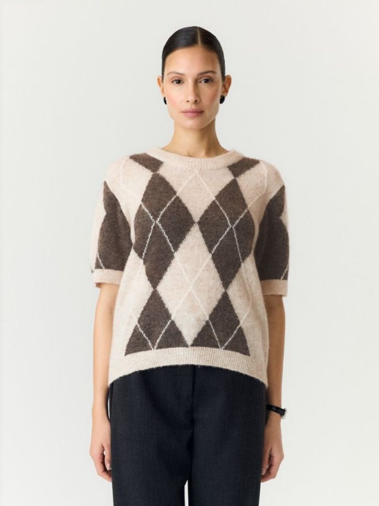 YASJOHI SS WOOL BLEND PULLOVER 209053004 Oatme