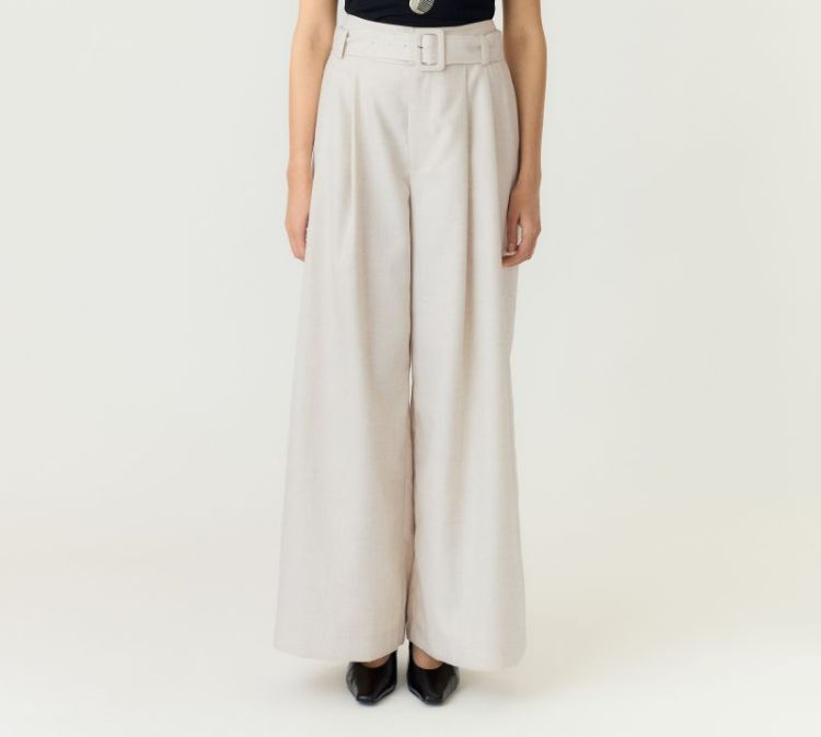 YASALIKKA HW BELTED PANT S. 208930001 Prist