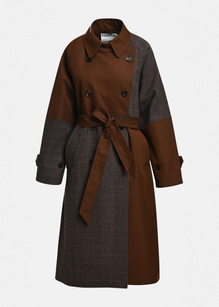 patchwork trench coat k1ba C1Bear me