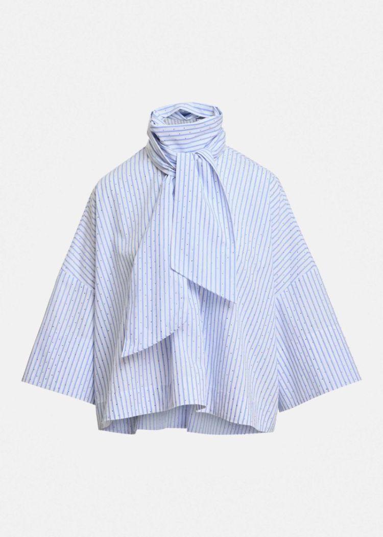 pussy bow tie top k2ow C2off whit