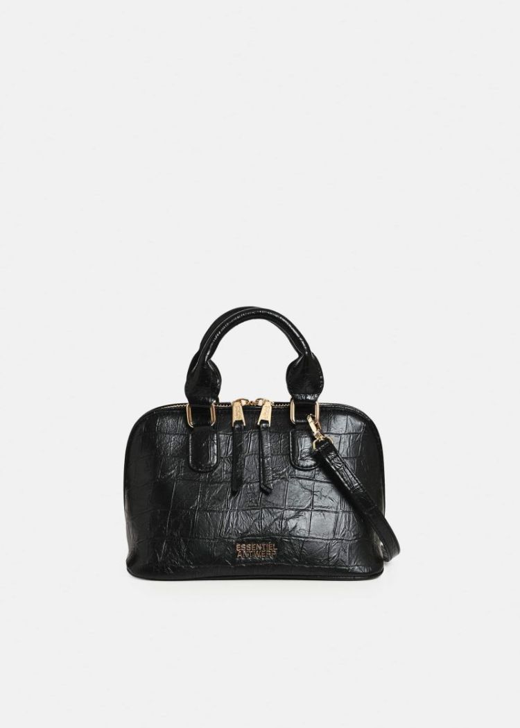 fake croco handbag bl32 Black