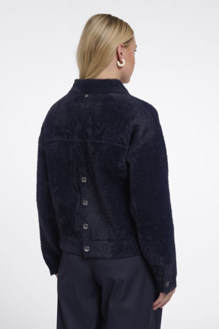Boxy jacket Dark navy 
