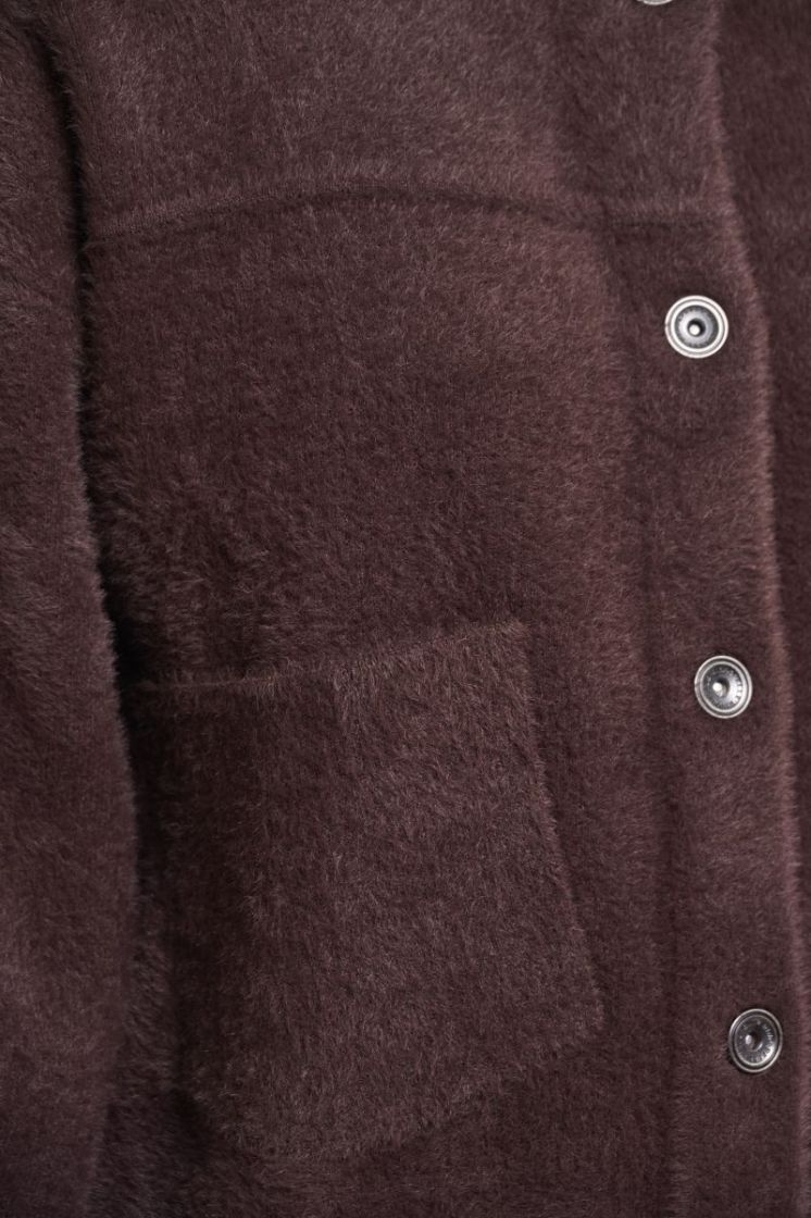 Boxy jacket Coffee roast