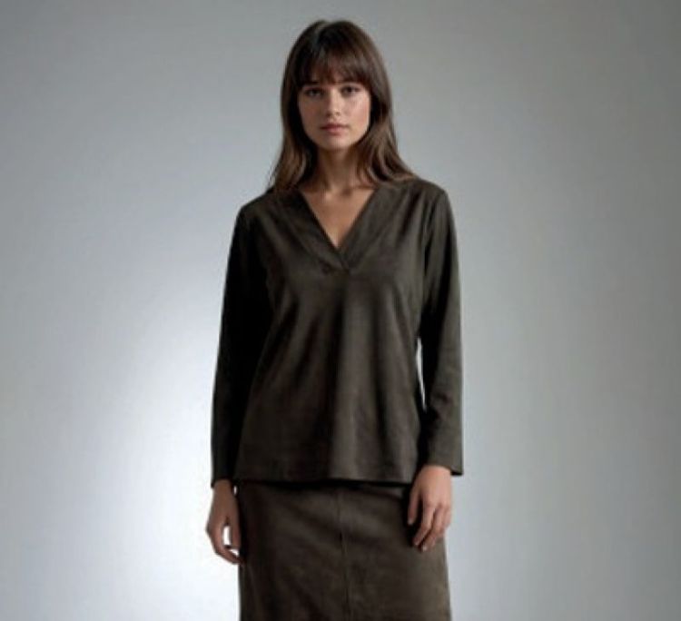 COMINO BLOUSE ALCANTARA Green 