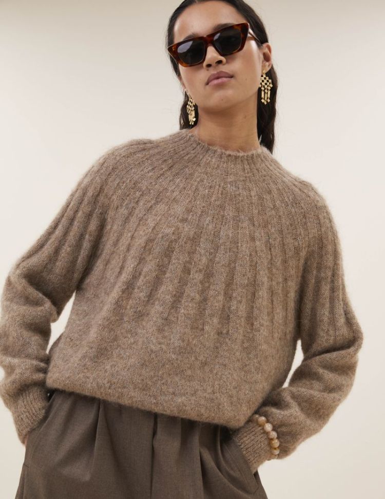 ZOE PULLOVER 1706 biscuit me