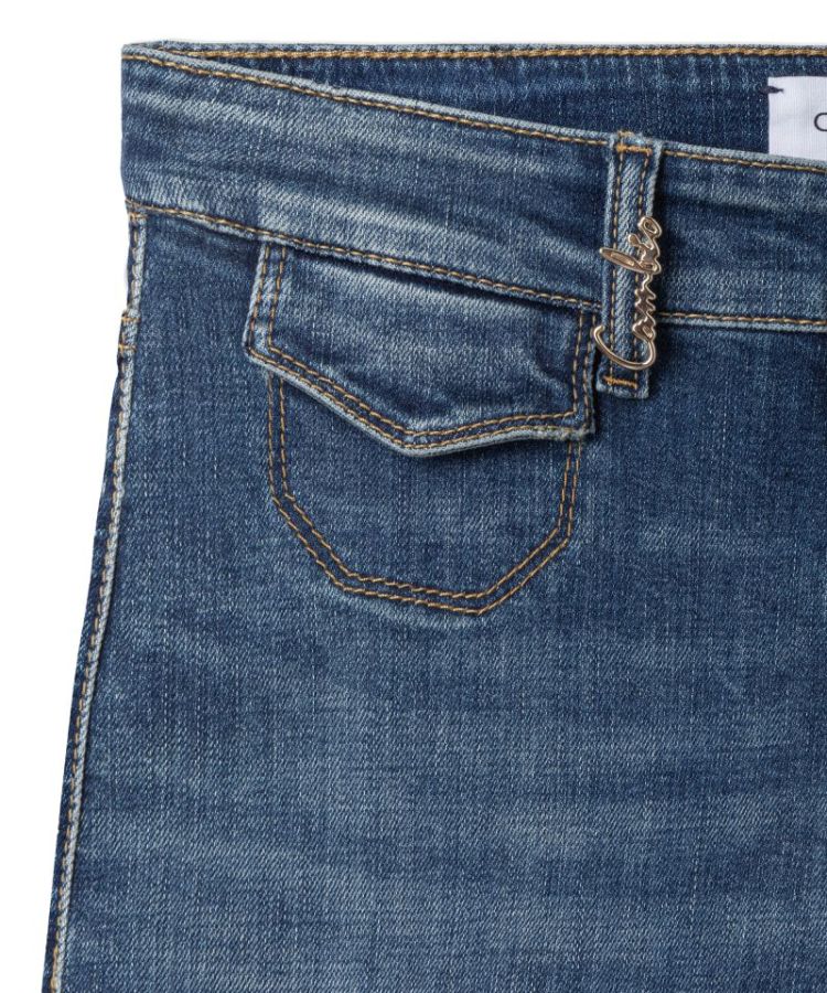 structured superstretch blue denim 5136 modern oce
