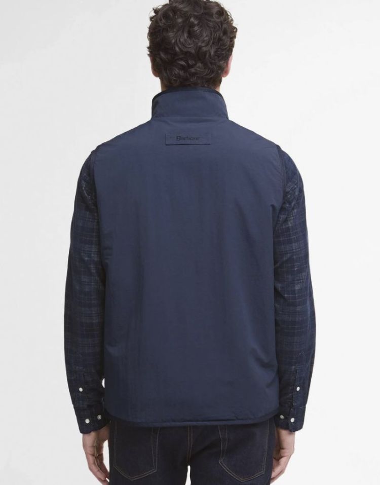 BARBOUR REVERSIBLE FLEECE GILET NY71 NAVY 
