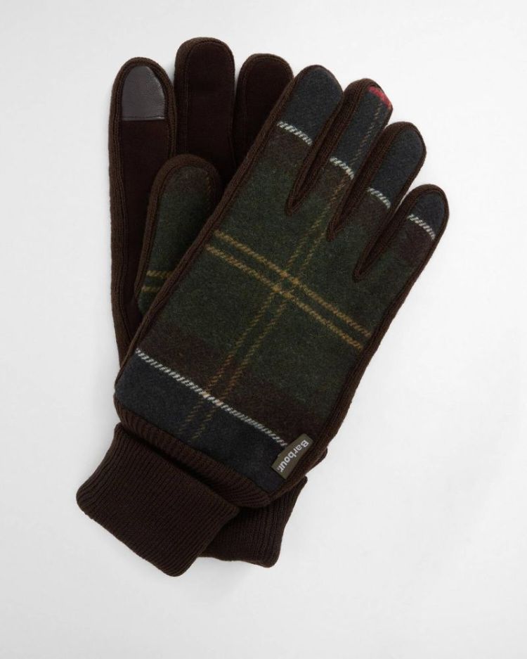 BARBOUR HACKNEY TARTAN GLOVES SOS - TN11 CLAS