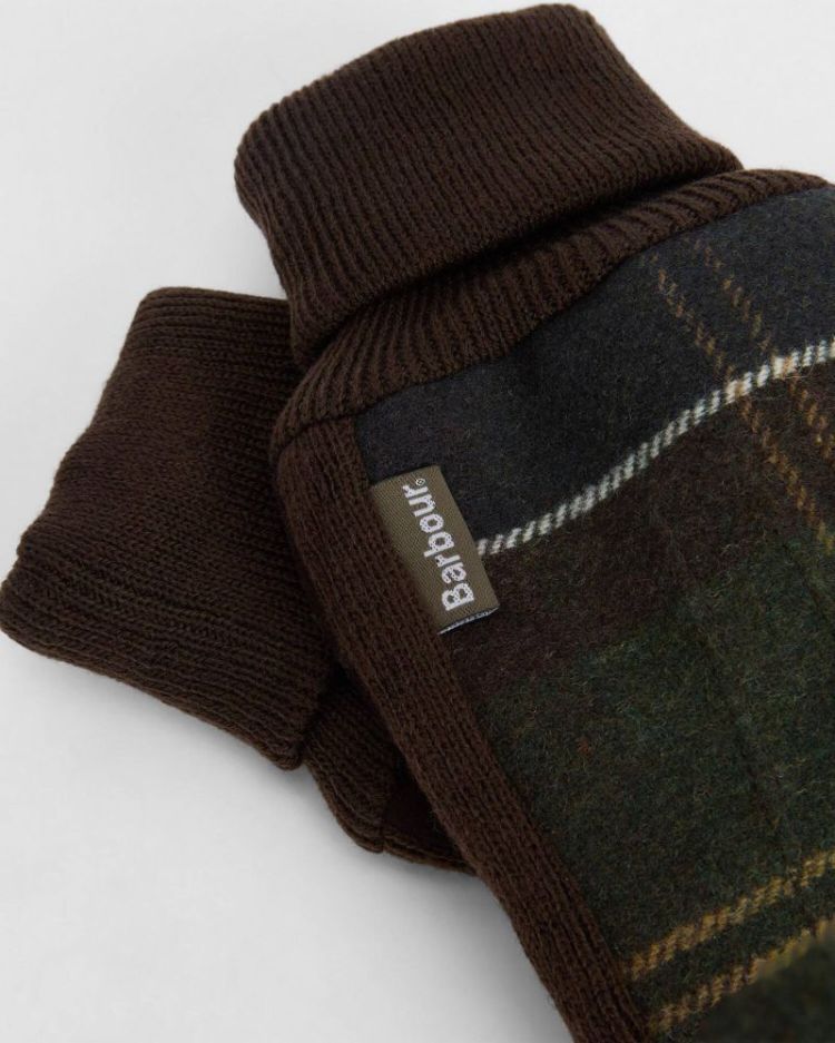 BARBOUR HACKNEY TARTAN GLOVES SOS - TN11 CLAS