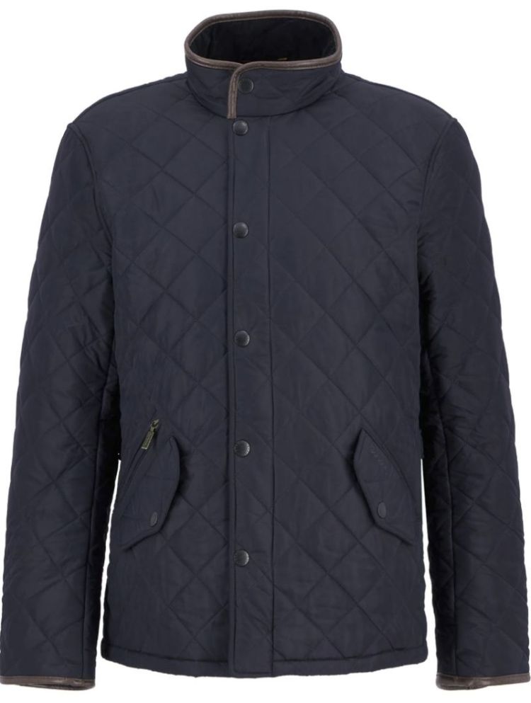 BARBOUR POWELL QUILTED JACKET NOS - NY71 NAVY